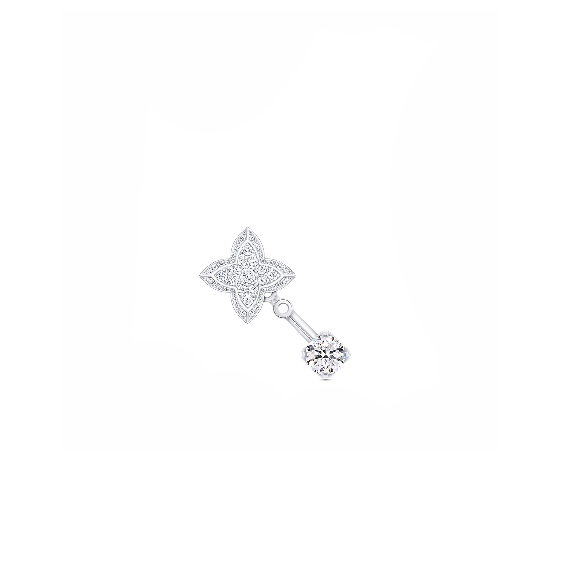 l**is V*t*n lv diamonds double stud, round brilliant cut - per unit q06400